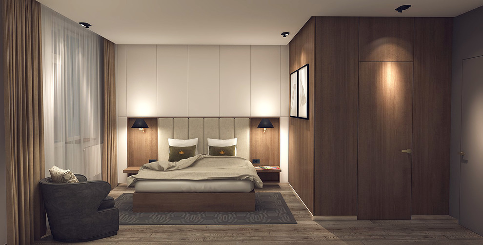 Современная спальня в духе Eichholtz