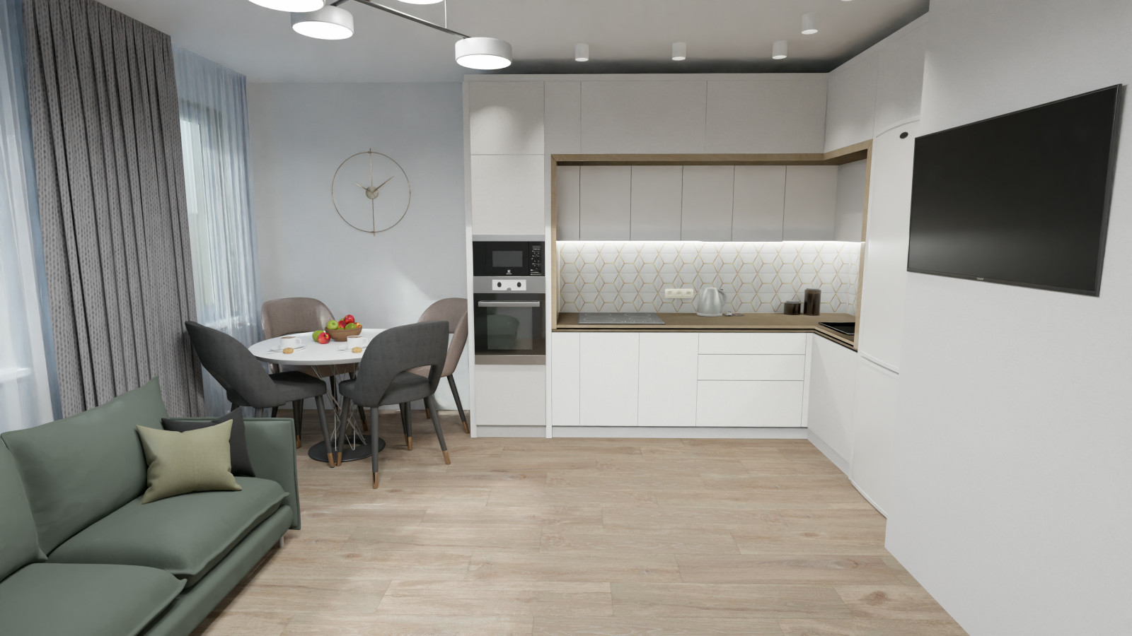 Квартира для молодой семьи. Евротрешка.