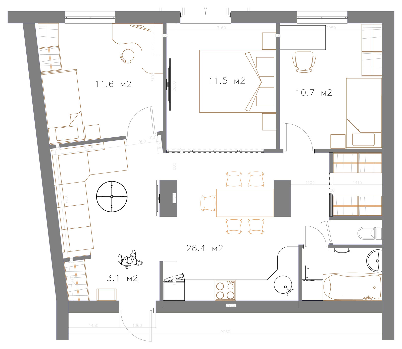 План после перепланировки