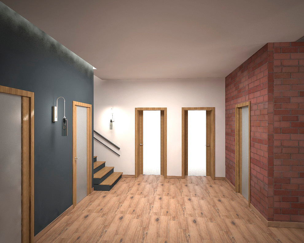 Гостиная в стиле лофт