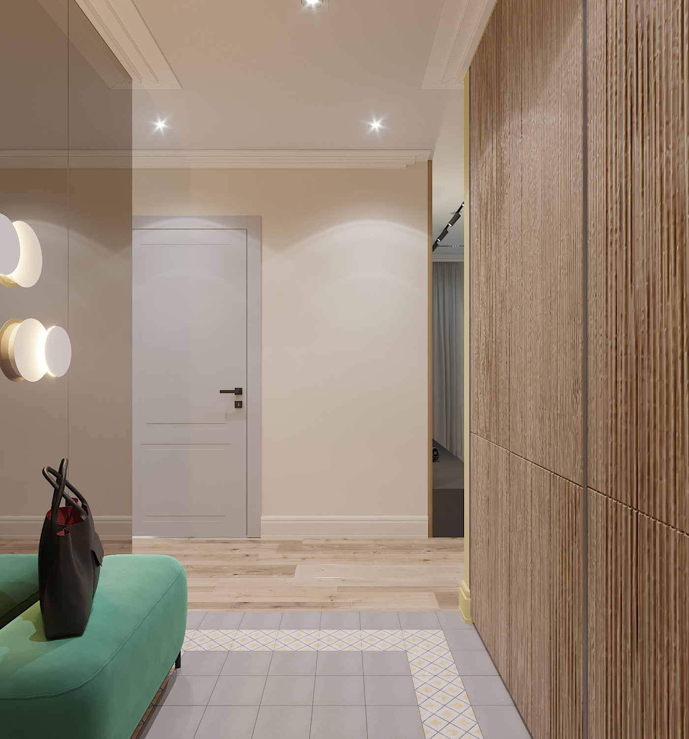 Яркая квартира для дождливого города