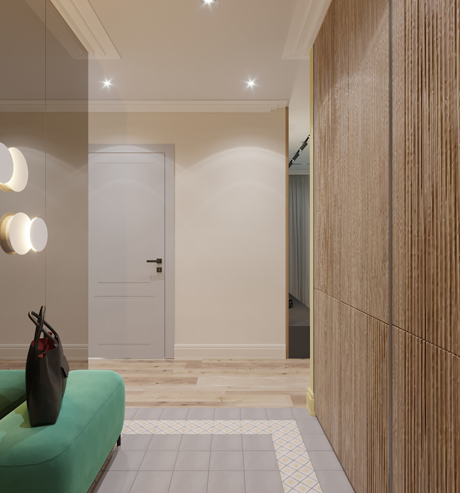 Яркая квартира для дождливого города