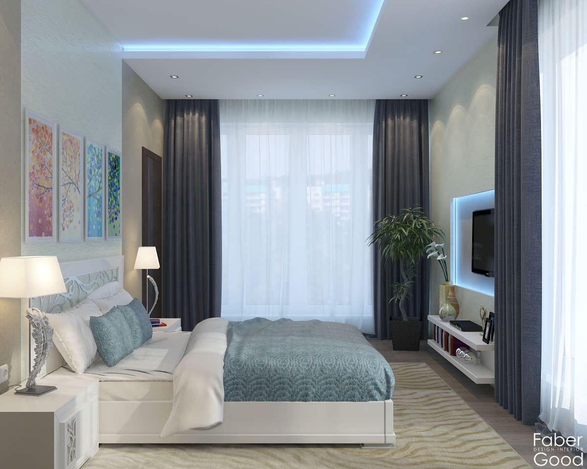 Обложка проекта: Спальня в загородном доме