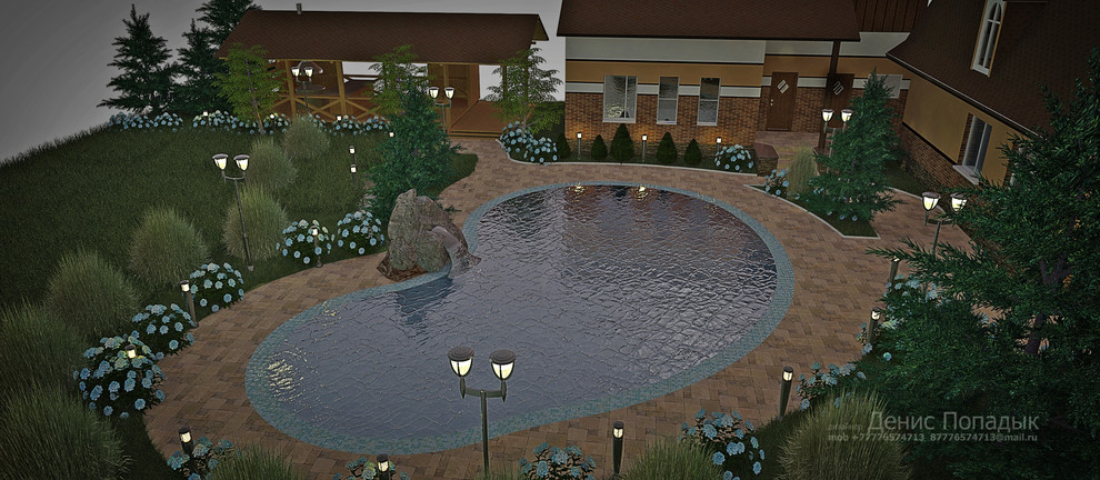 Проект экстерьера в стиле Фахверк