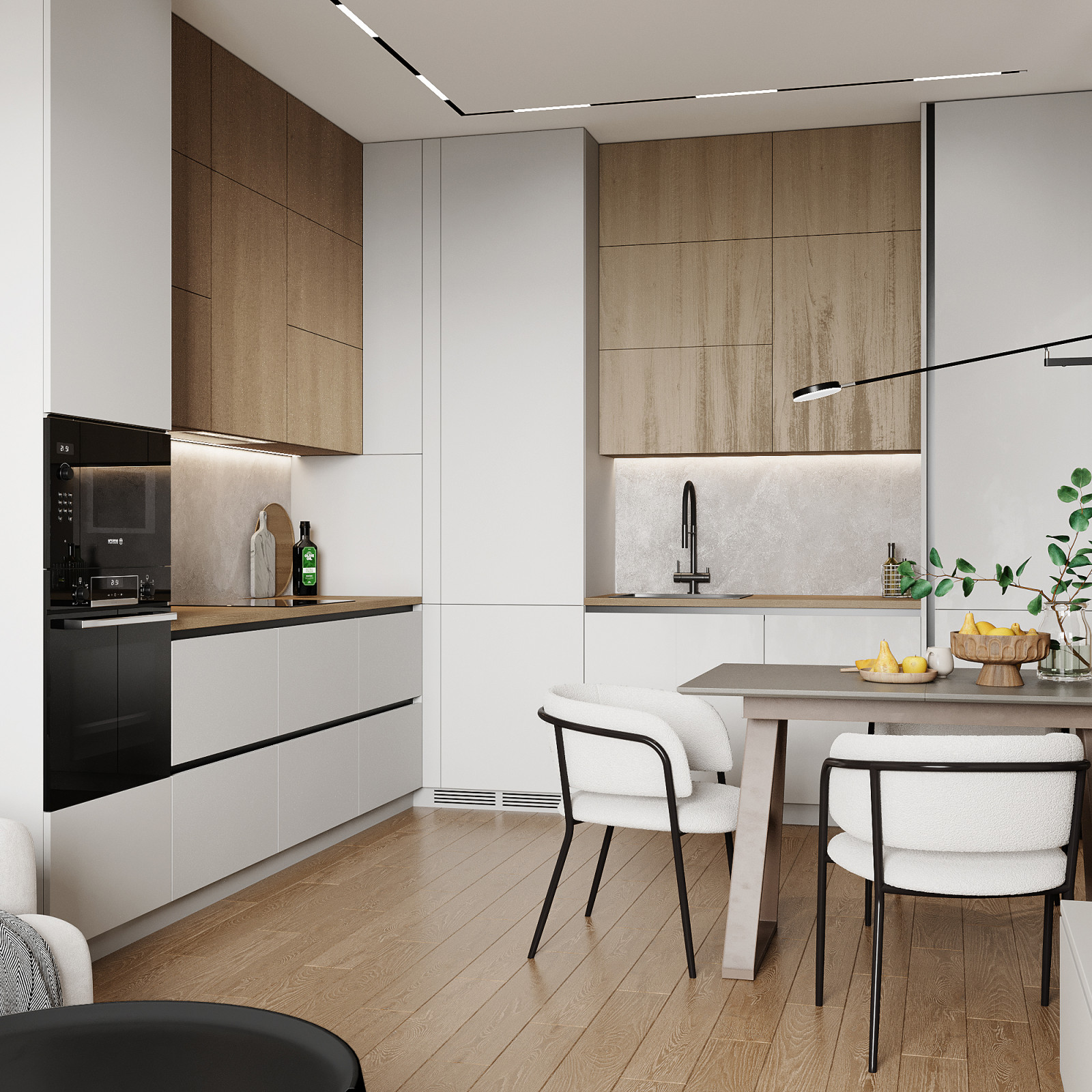 Дизайн квартиры в современном стиле с нотками сканди