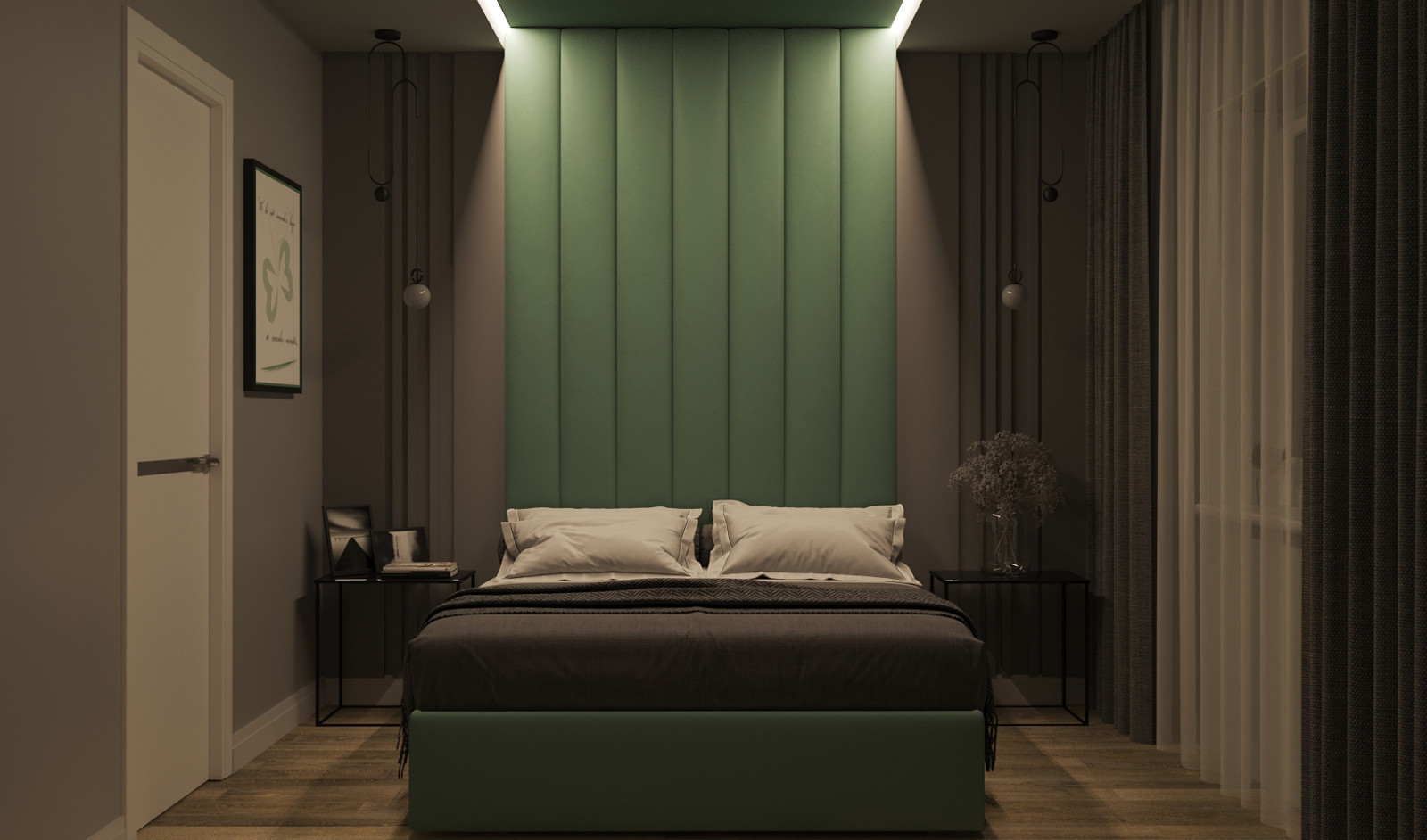 Обложка проекта: ЖК Римский, Спальня