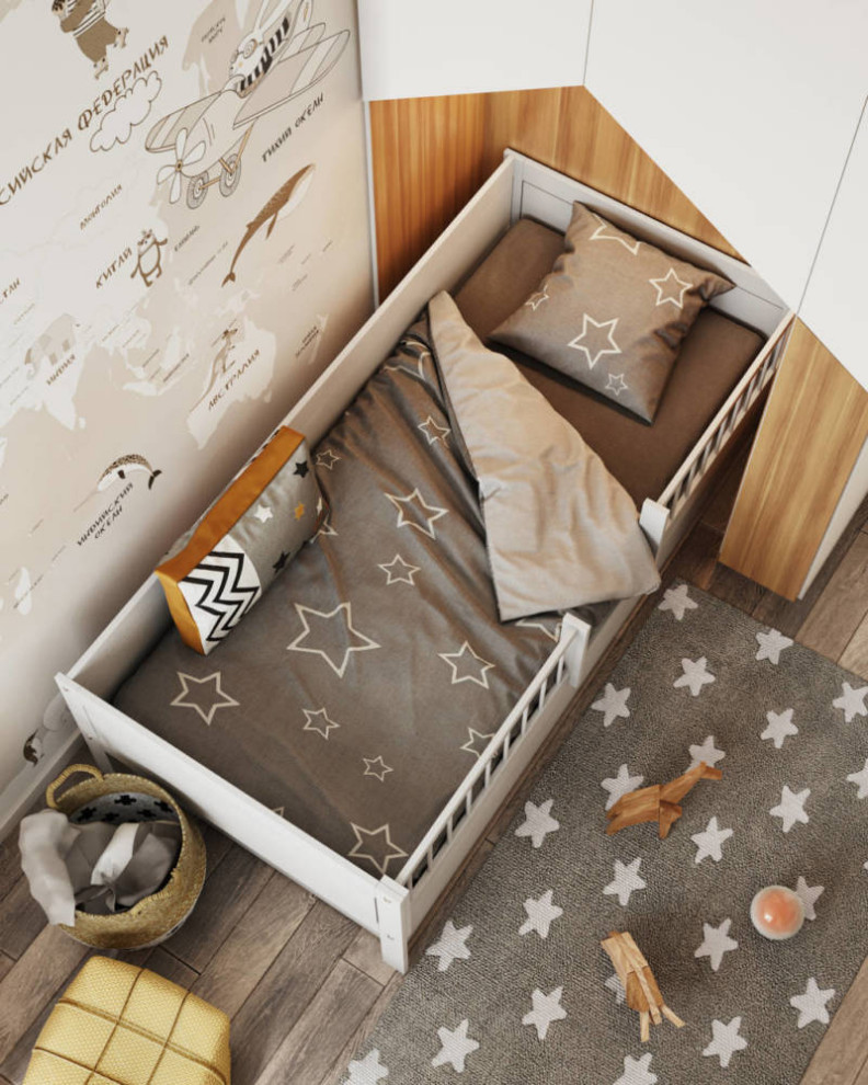 Gray-pink interior. Apartment in St. Petersburg in the neoclassical style