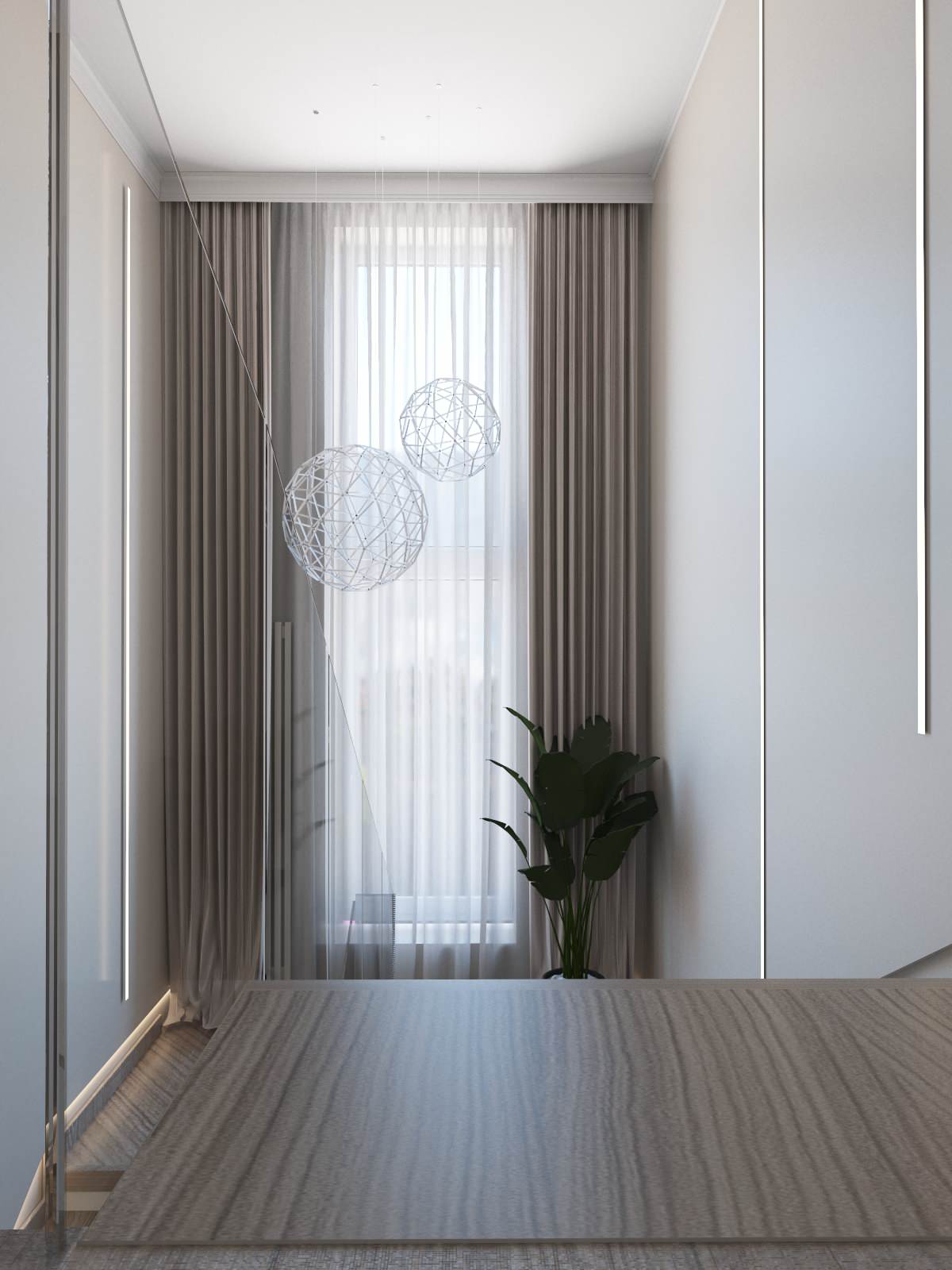 Двухэтажный дом для семьи с тремя детьми.