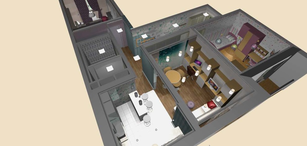 Перепланировки, находки нового решения по старой схеме.