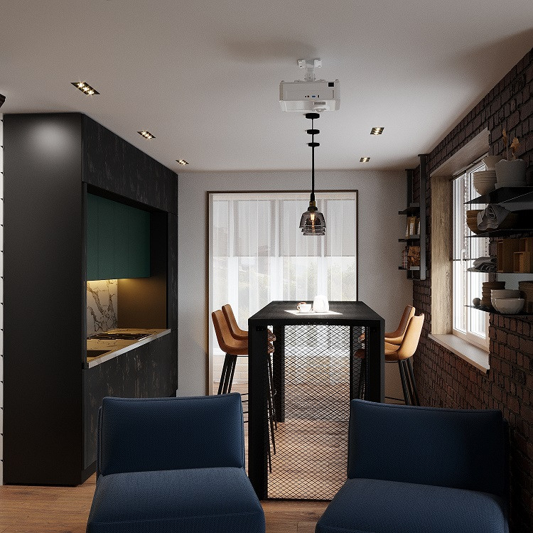 БРУТАЛЬНЫЙ ЛОФТ на 38 м2