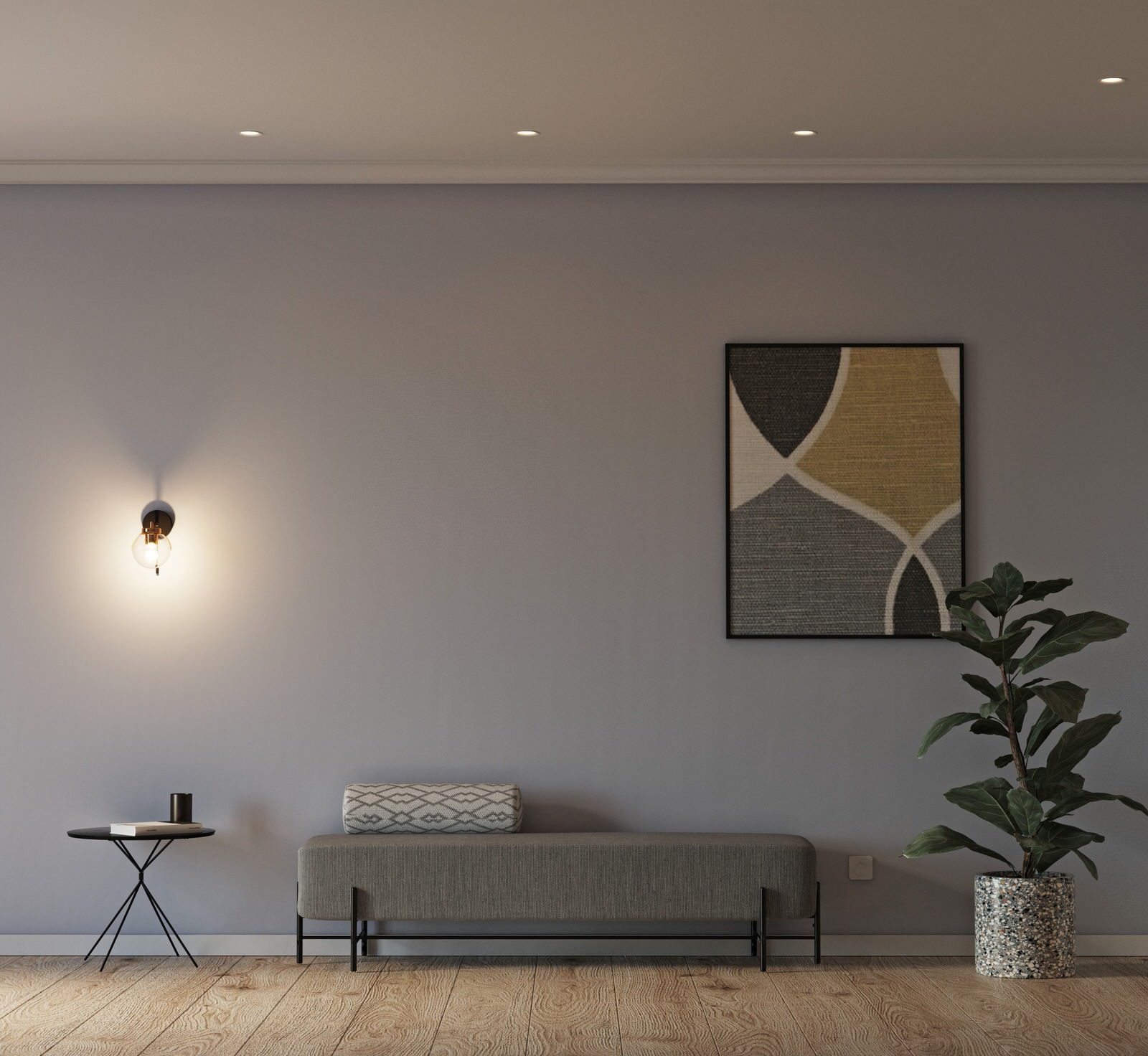 Дом для семьи. Прихожая. Холл.