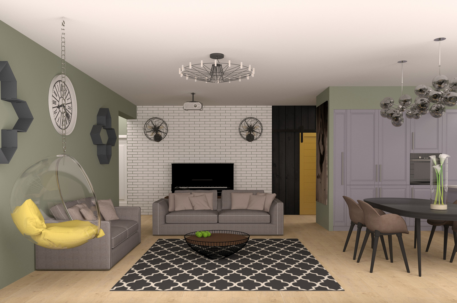 Apartment interior (city Orel, st. Komsomolskaya 2017)