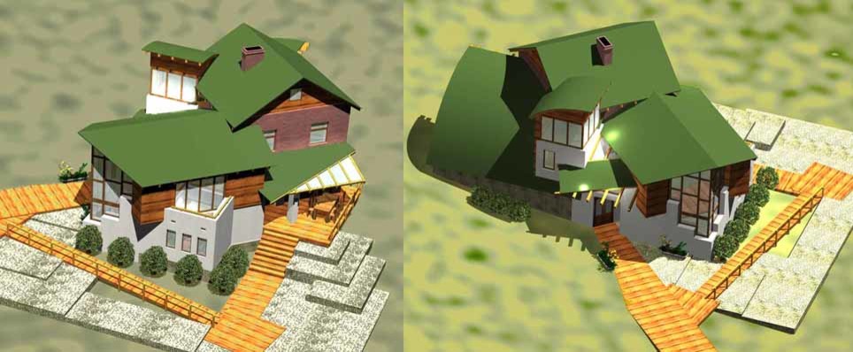 архитектура, частные дома