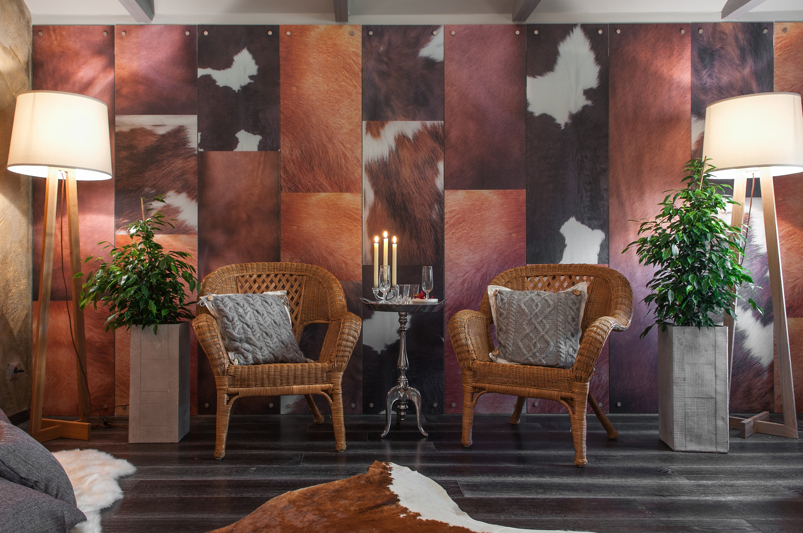 Яркие стены