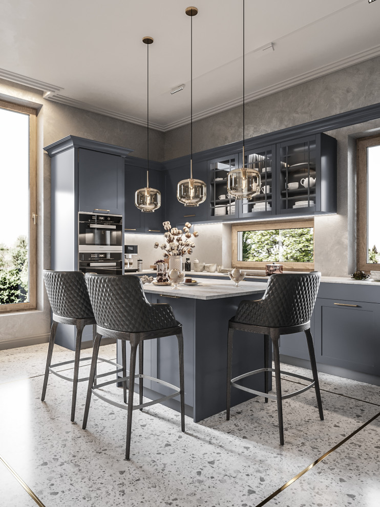 Кухня в загородном доме