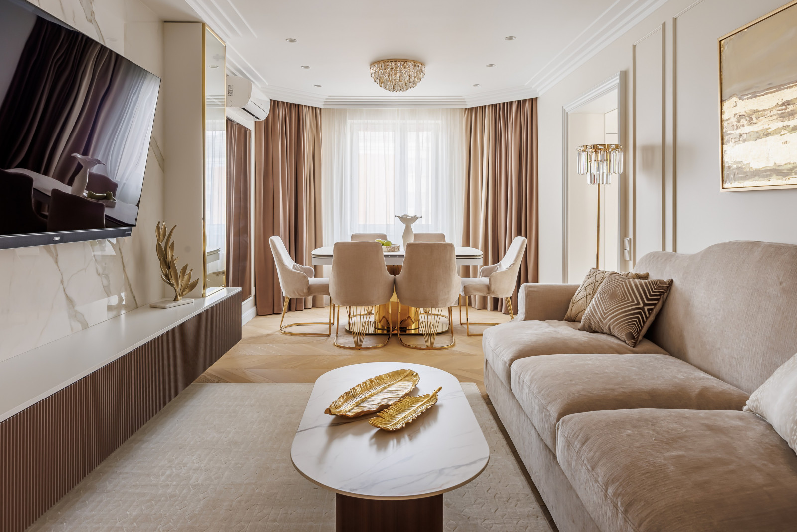 Дизайн и ремонт квартиры на улице Марьинский парк - Музыка неоклассики