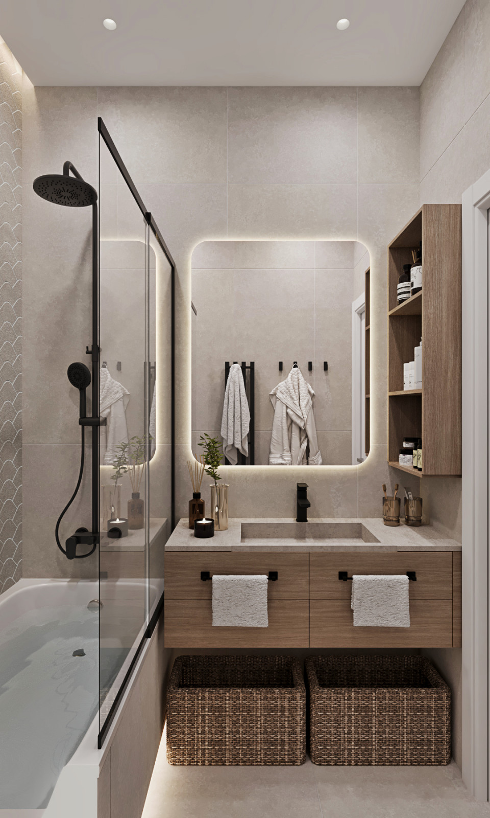 Кухня гостиная на ул. Воеводина г.Екатеринбург