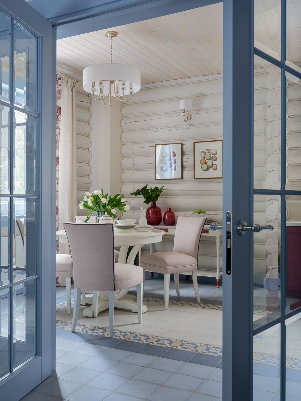 Стилизация дома в КП "Заповедный бор"