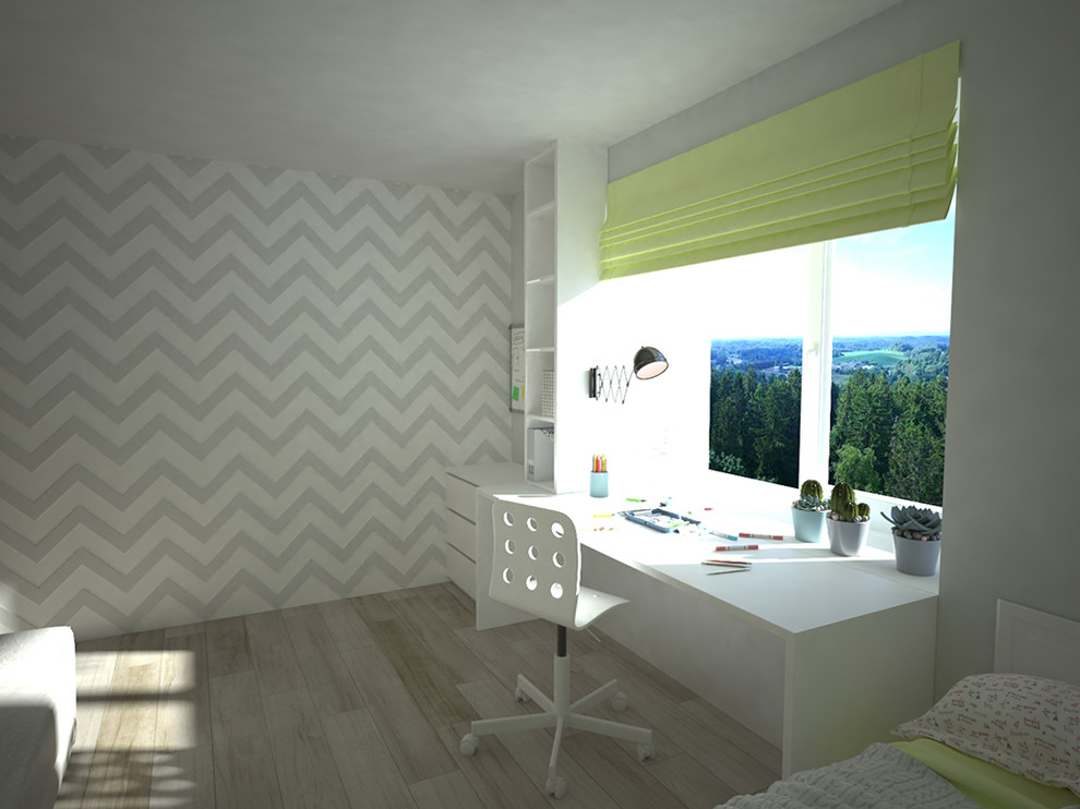 Самара, ул. Гая. Дизайн-проект квартиры для семьи с двумя детьми.