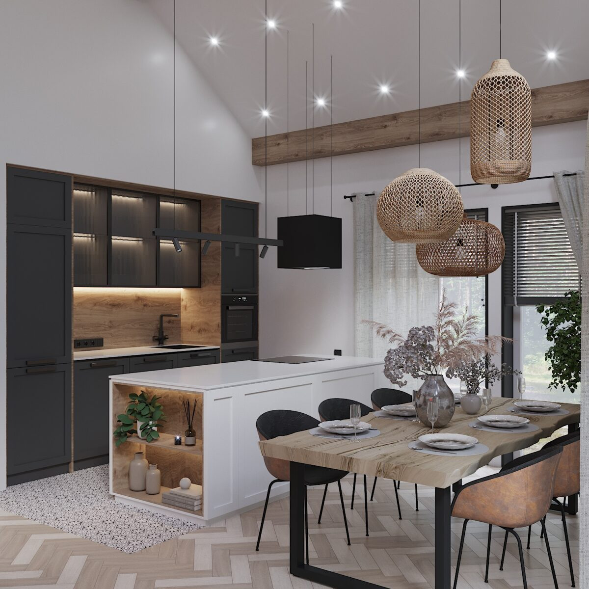 Дизайн проект дома 142 М2, Новосибирск