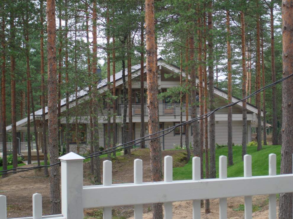 Обложка проекта: Коттедж с профилированным брусом