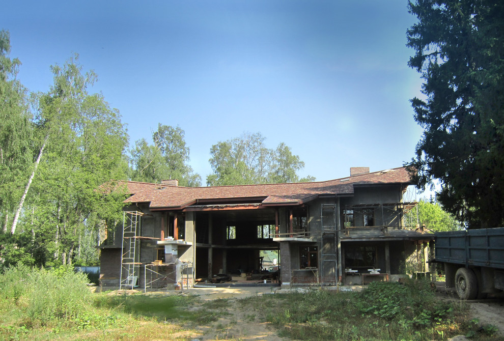 Рабочий проект дома у деревни Зенькино Истринского района Московской области.