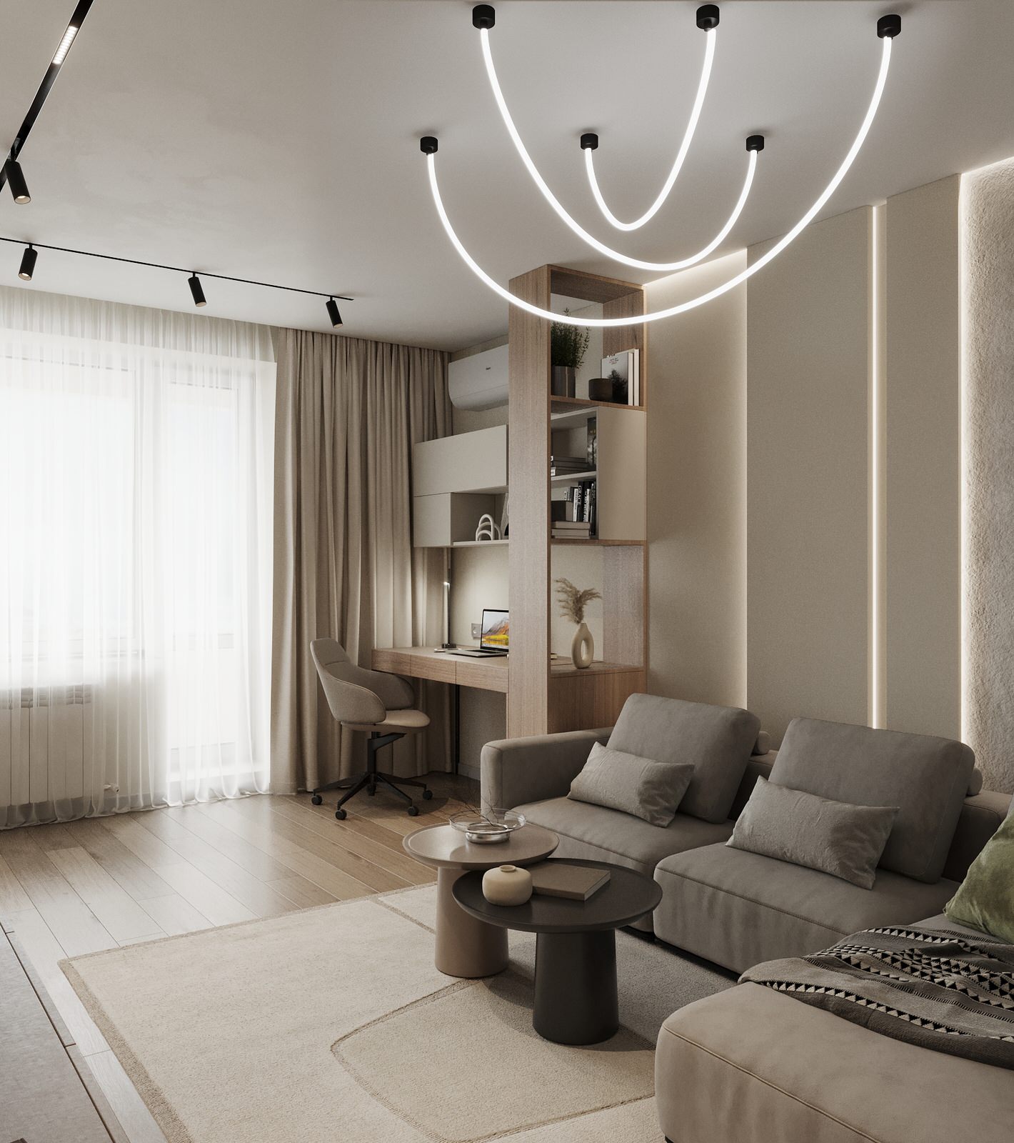 Интерьер квартиры в ЖК Корица