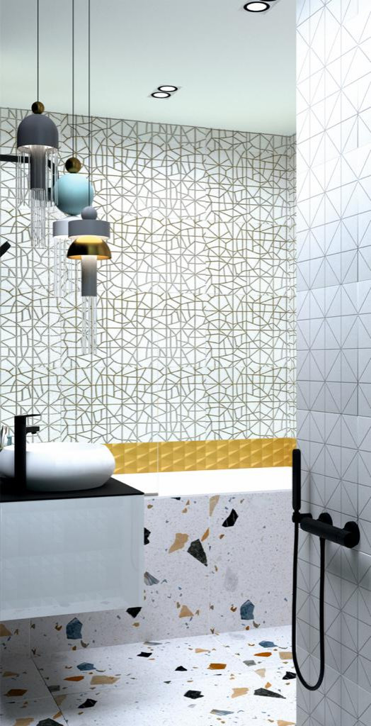 Обложка проекта: Двухуровневая квартира "Золотые блики" г.Москва