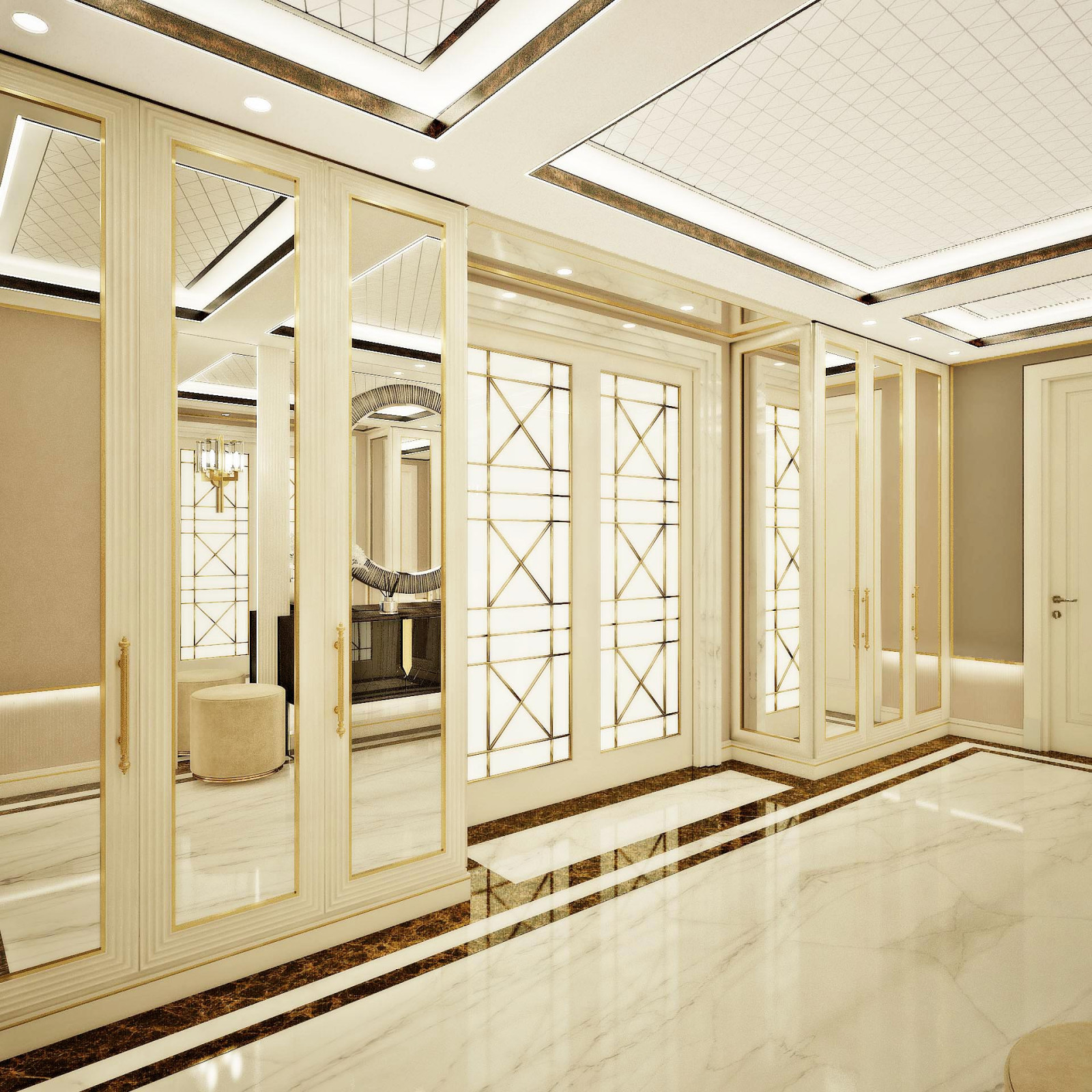 Обложка проекта: Дизайн интерьера квартиры - Неоклассика | Apartment interior design - Neoclassic