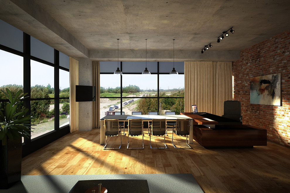 Обложка проекта: Интерьер офиса со спортзалом