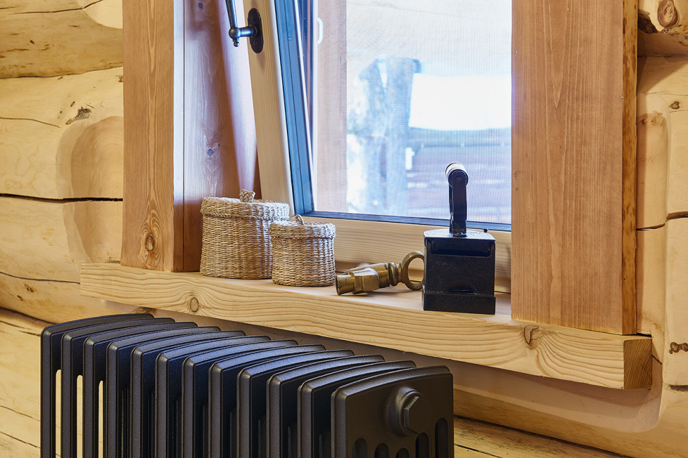 Интерьер деревянного дома в русском стиле