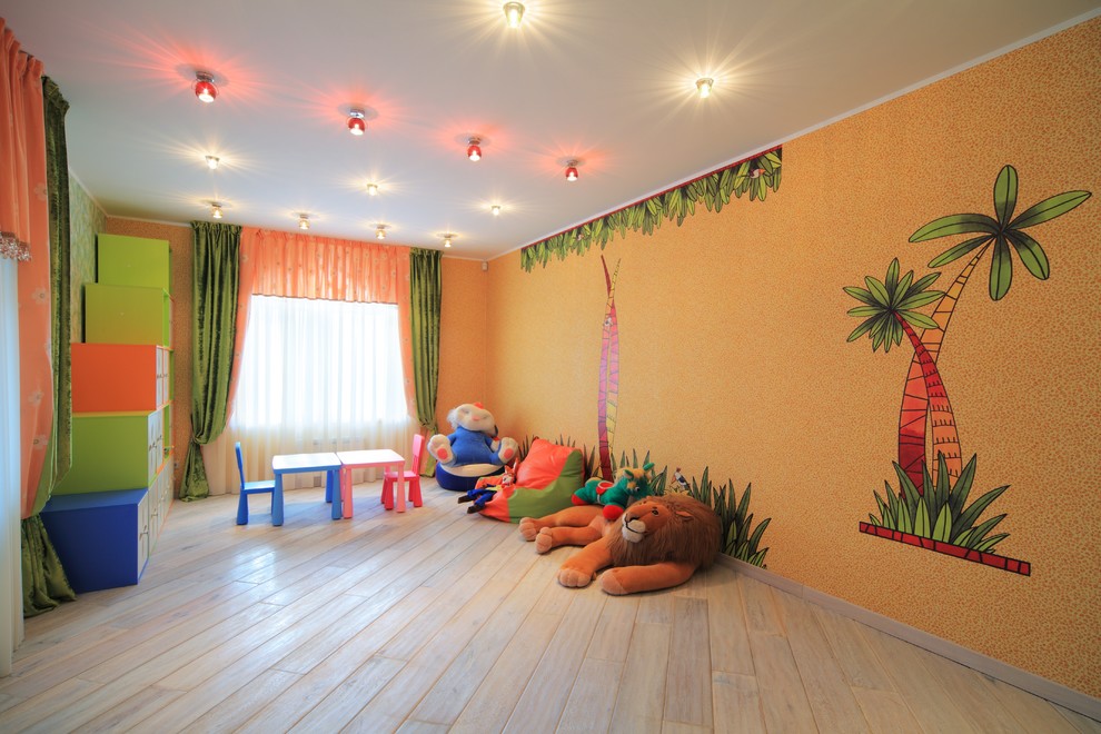 Интерьер коттеджа в яркий тонах(продолжение)