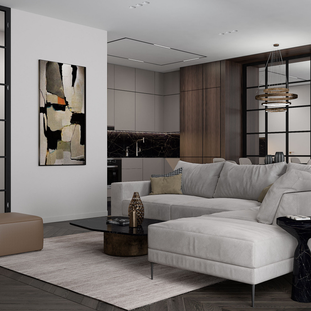 Дизайн проект квартиры 78м2 ЖК "Резиденция Композиторов"