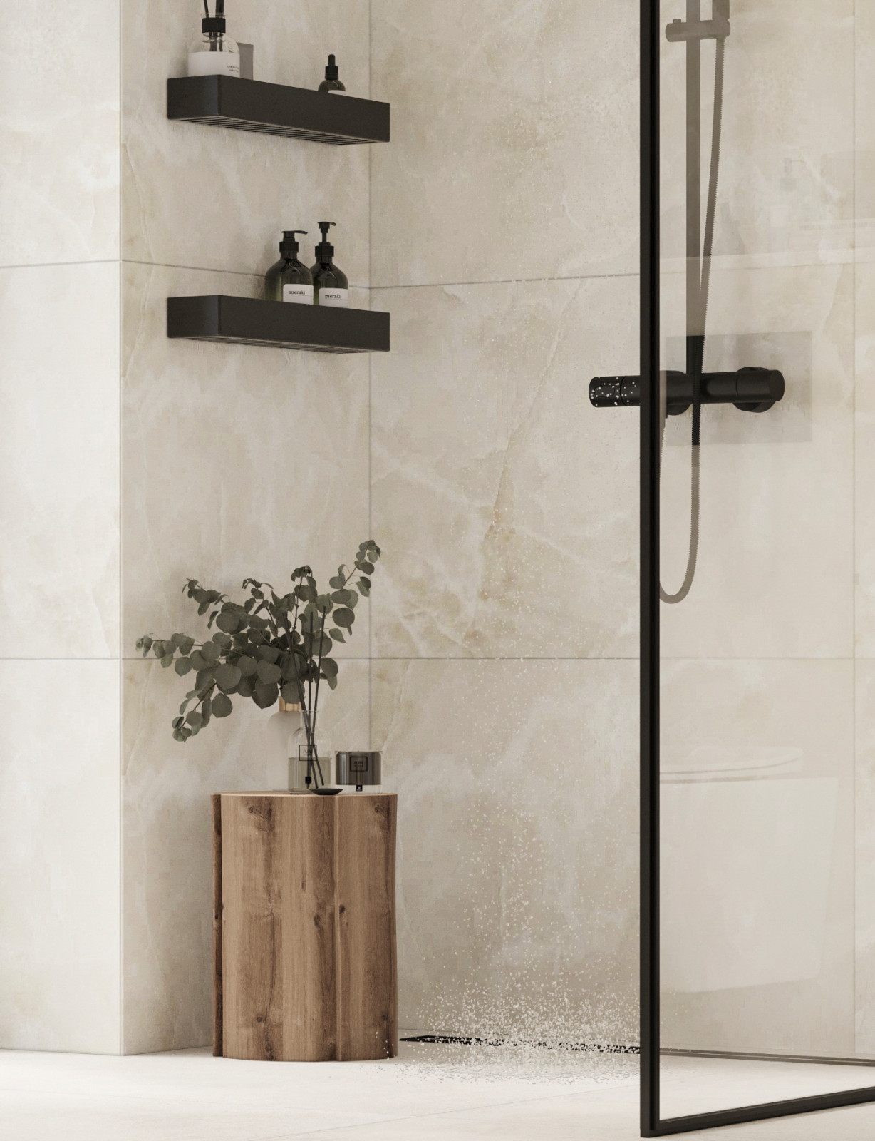 Стильный интерьер коттеджа с женской и мужской спальнями