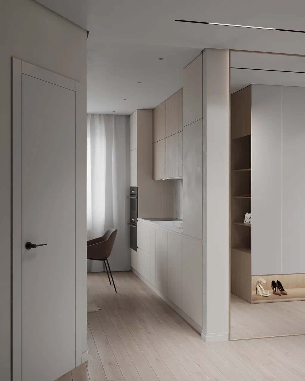 Дизайн-проект двухкомнатной квартиры для семейной пары