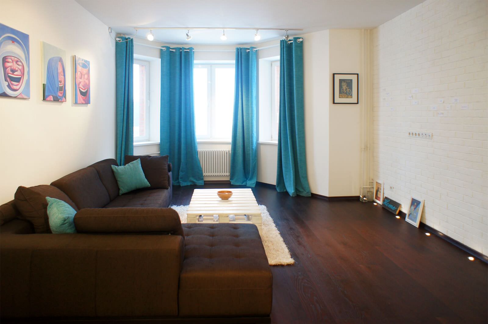 Moscow small studio 70 m2