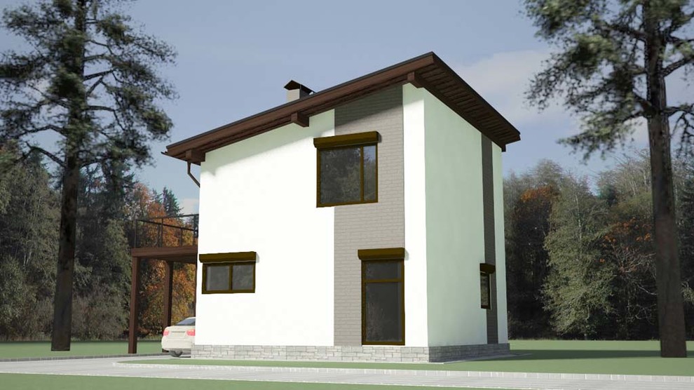 Обложка проекта: Загородный дом, 120 кв. м