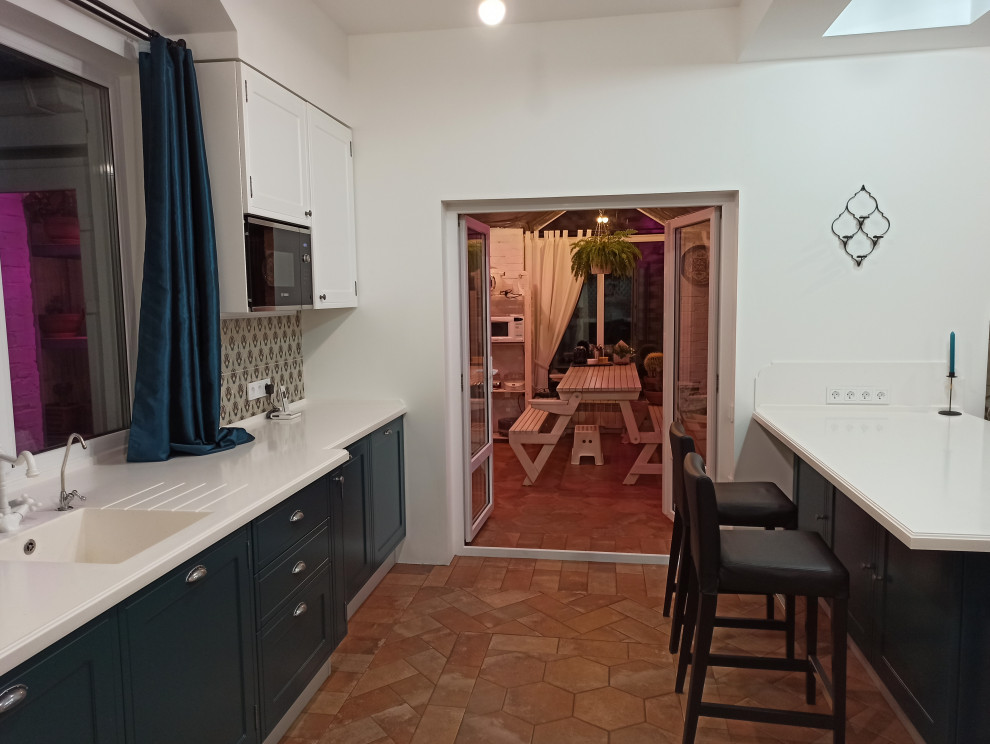 Обложка проекта: Кухня Adele в средиземноморском интерьере