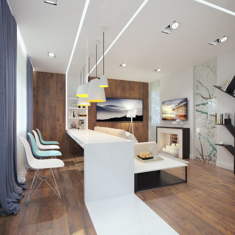 Азбука вкуса: Переход отделки с пола на стену — почему это работает?