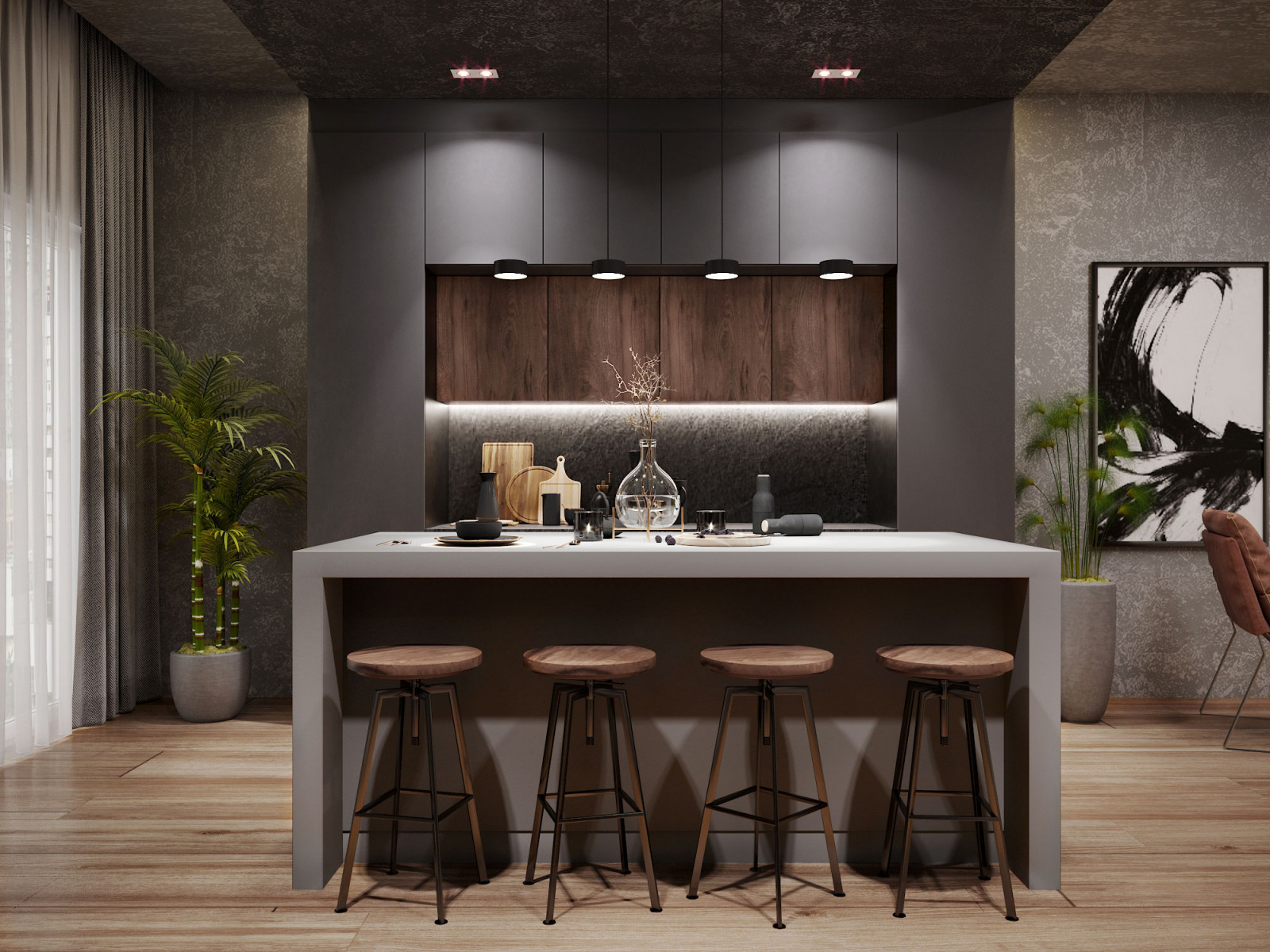 Kitchen Rendering in San Francisco