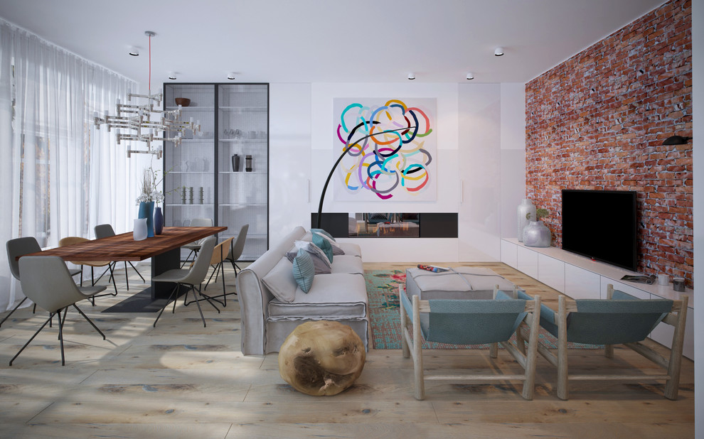 современный интерьер с элементами "Gipsy style"