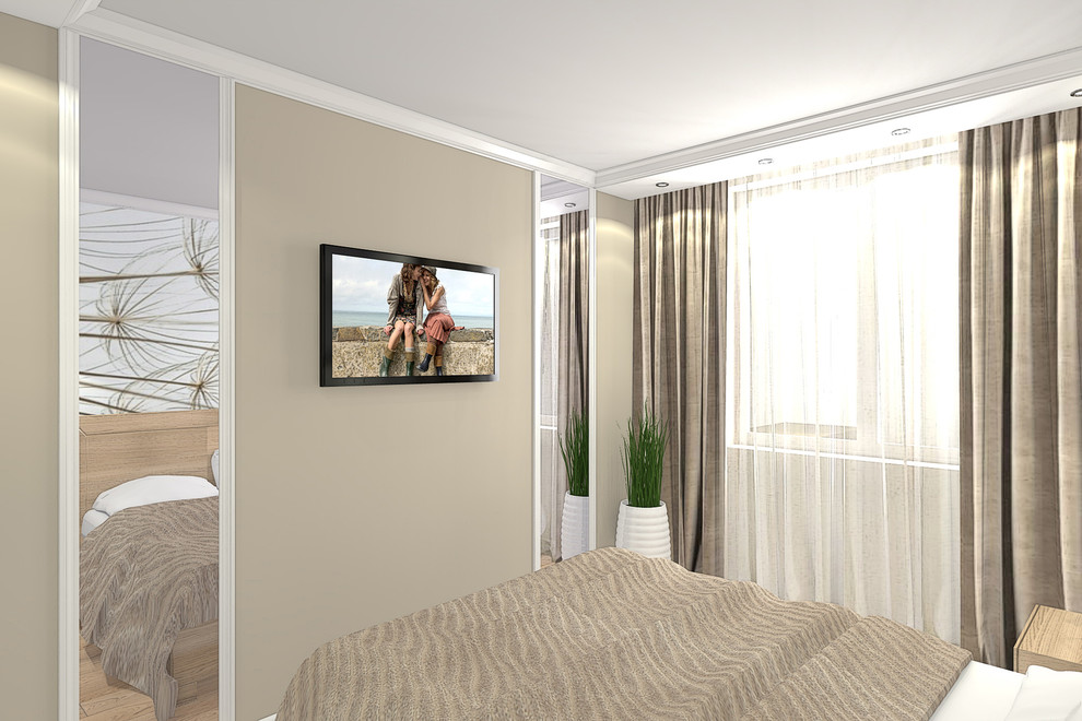 Дизайн-проект с перепланировкой в трехкомнатной квартире в панельном доме