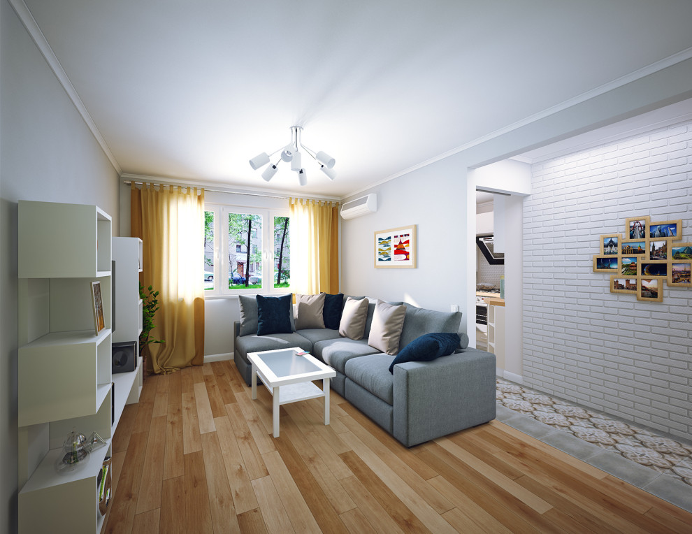 Дизайн-проект интерьера однокомнатной квартиры