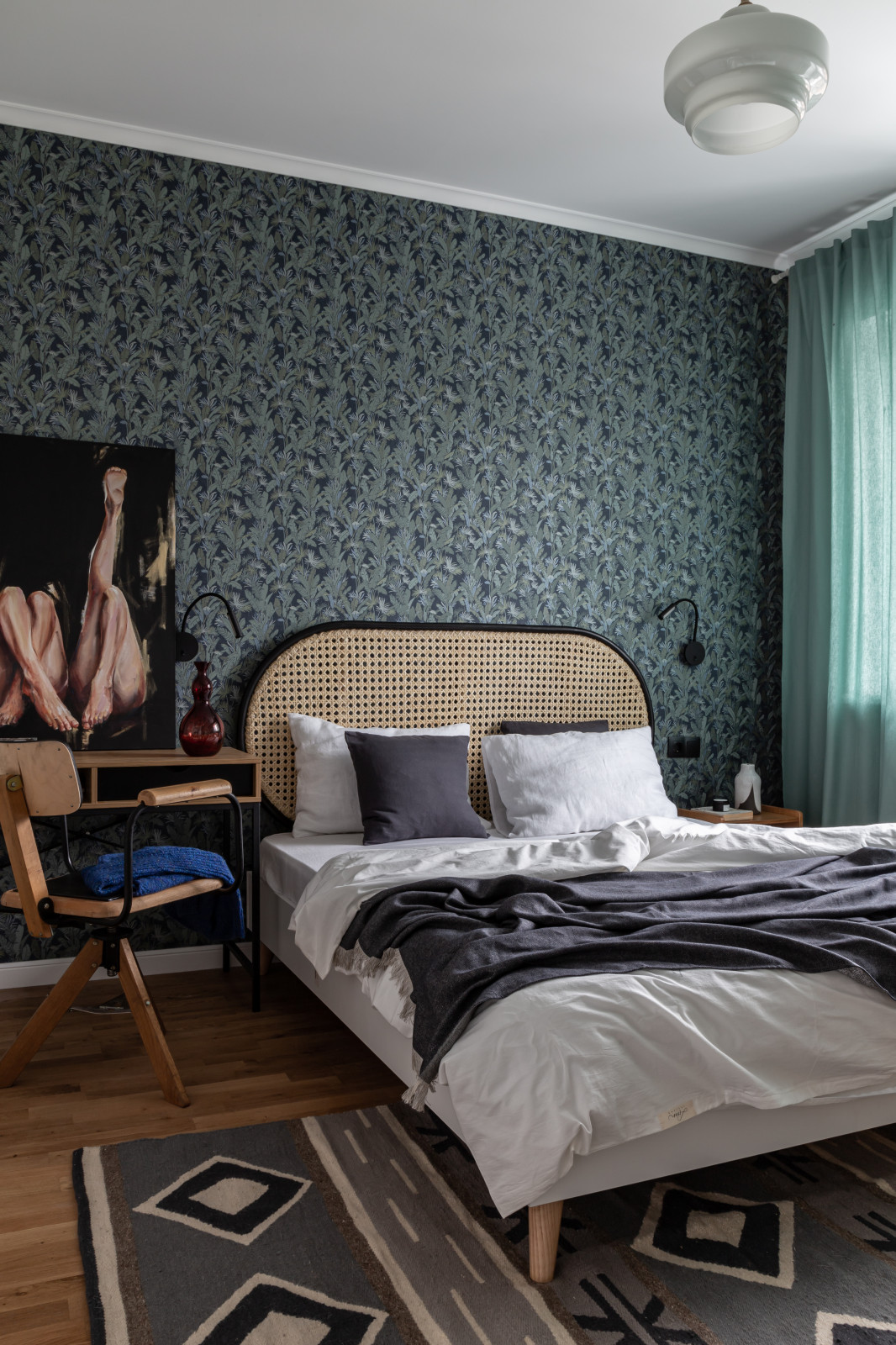 Обложка проекта: Эклектичный интерьер квартиры, вдохновленный Музеем Фриды Кало