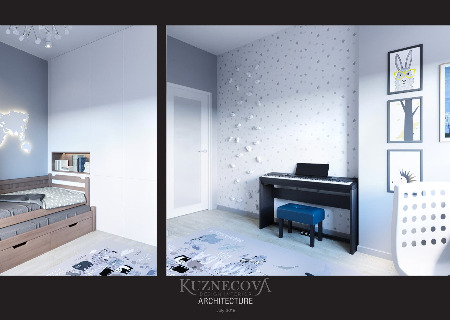 Дизайн проект квартиры 60 кв.м.