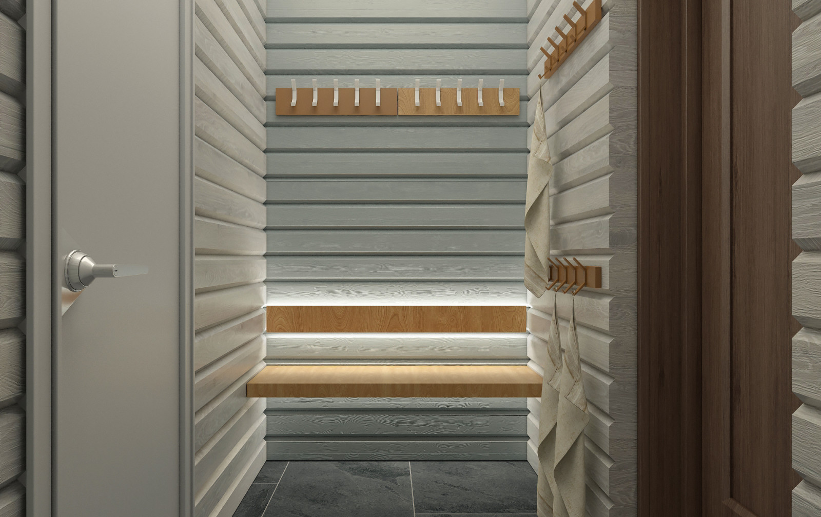 Баня из  клееного бруса в пос. Заповедник