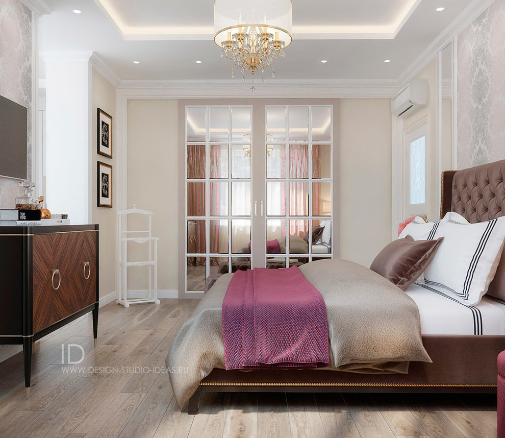 Неоклассика в теплой светлой палитре