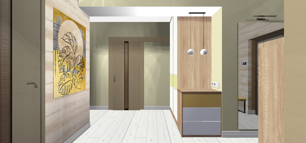 Приглушенная мята, оливки и солнце