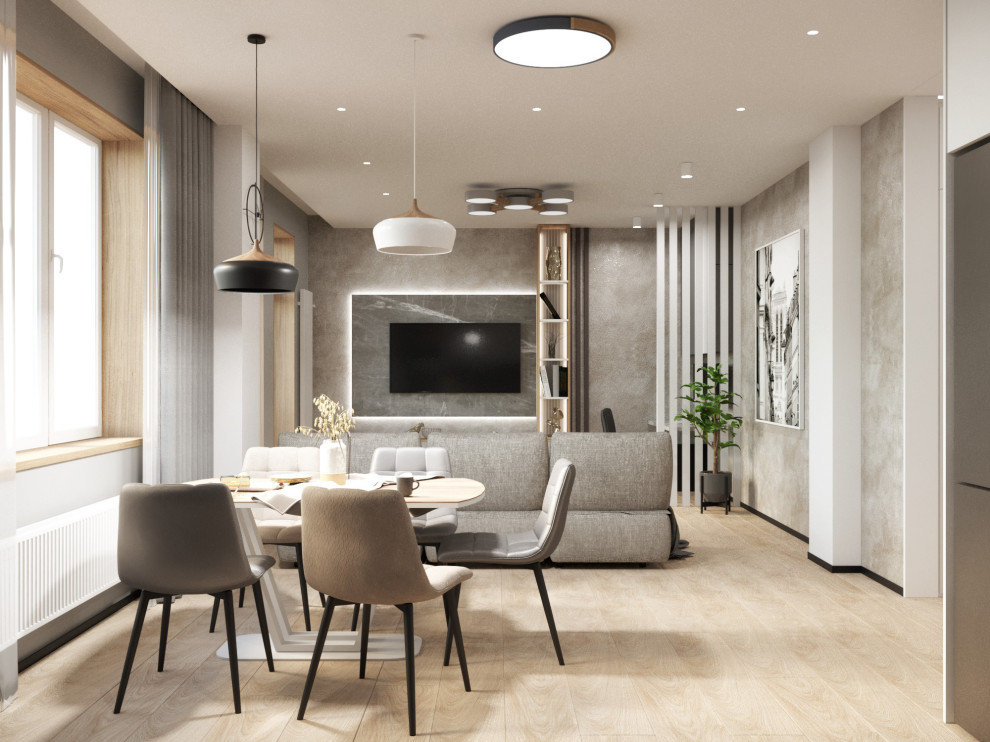 Обложка проекта: Проект общей площадью 100 кв.м. для семьи с дочкой