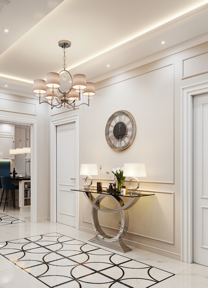 Выдержанный интерьер в неоклассическом стиле